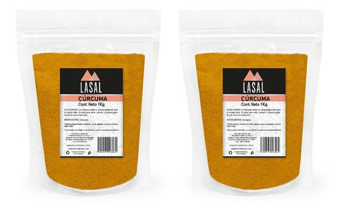 Cúrcuma Molida 1 Kilogramo 2 Piezas