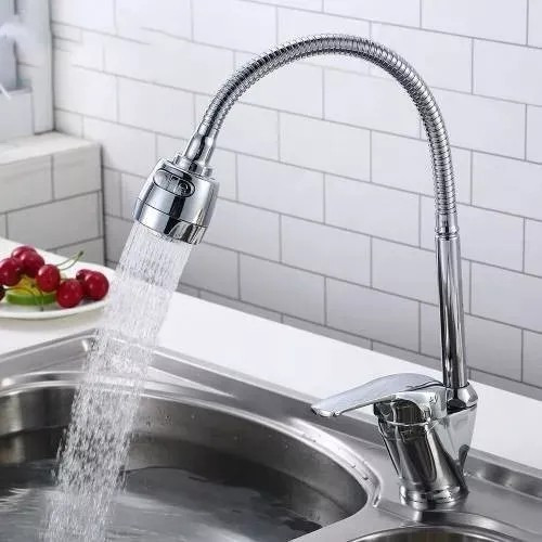 Llave Monomando Lavaplatos Flexible Fría Y Caliente Manguera