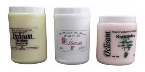 Kit Oclisam Baño De Keratina/luz/másc. Ext. Acida Pr. X 1kg