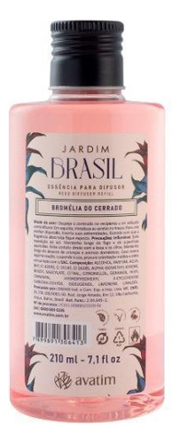 Kit 2 Essência Bromélia Do Cerrado 210ml Difusor De Varetas