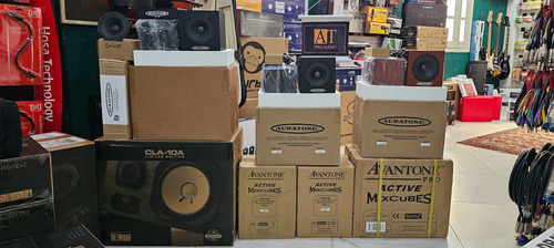 Auratone 5c Super Sound Cube Active Black Monitor Ativo Par