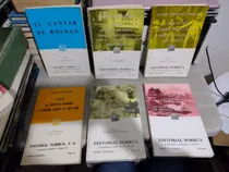 Comprar Colección Porrua 10 Títulos El Cantar De Roldán Hamlet Penas