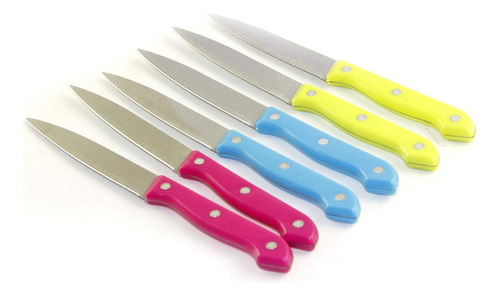 Cuchillos De Colores X6 Set.