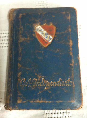 Antiguo Carnet Socio Independiente - Librito (Usado)