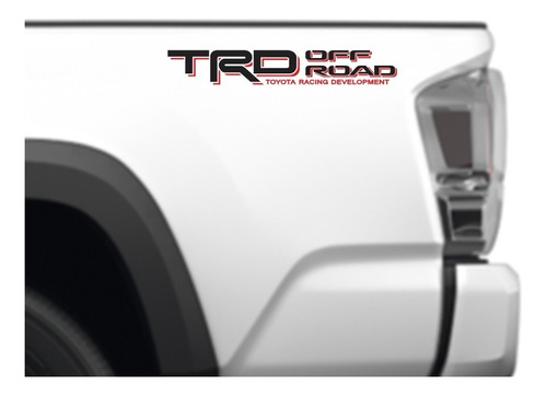 Sticker Trd Off Road Para Batea Compatible Con Pickup Tacoma