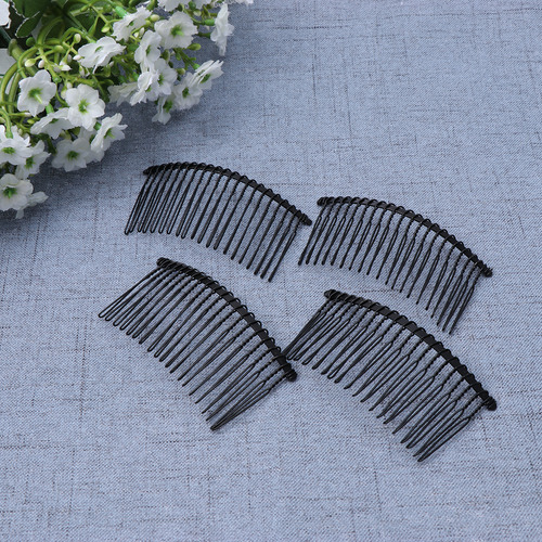 10pcs Iron Wire Comb Headdress Simple Comb Headdress For Wom