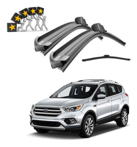 Plumas Limpiaparabrisas Ford Escape 2017 Al 2019 Set