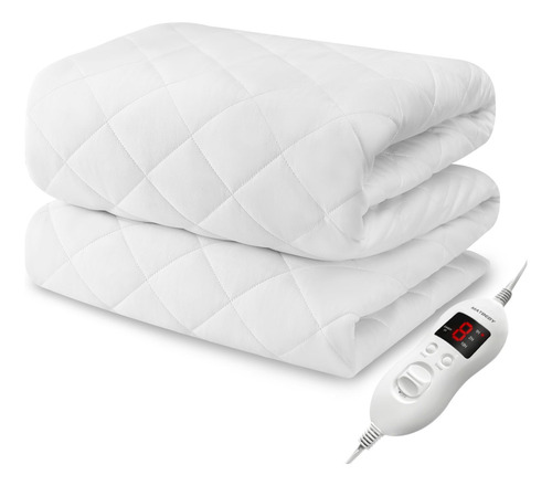Almohadilla Calentadora De Cama Tamaño Doble Con Control Rem