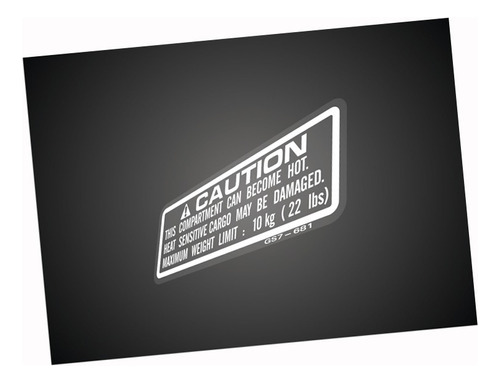 Calco Honda Elite Lx / Caution