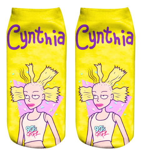 Medias Tobilleras Personalizadas Cynthia, Super Socks!