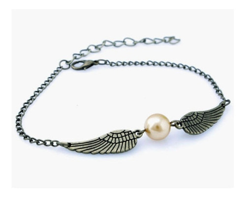 Imagen 3 de 4 de Pulsera Harry Potter Snitch Dorada Anime Serie