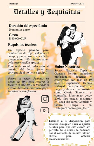 Espectáculo De Tango