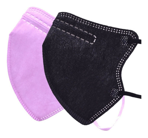 Imagen 4 de 8 de Super Kit Niño Infantil Kn95 100 Piezas Cubrebocas Surtido