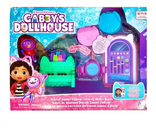Casa De Muñecas Gabbys Dollhouse Set Ambientes Con Figuras 