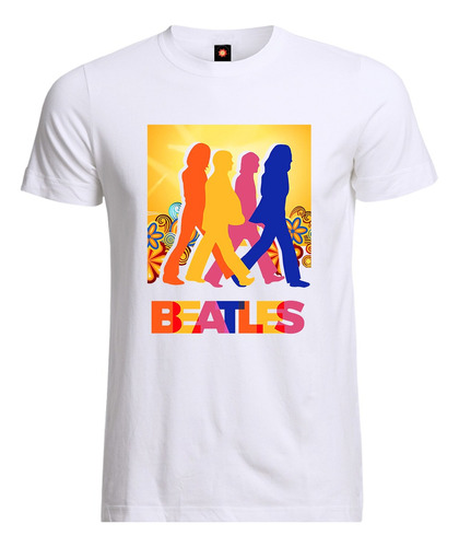 Remera Estampada Varios Diseños The Beatles Verano Color