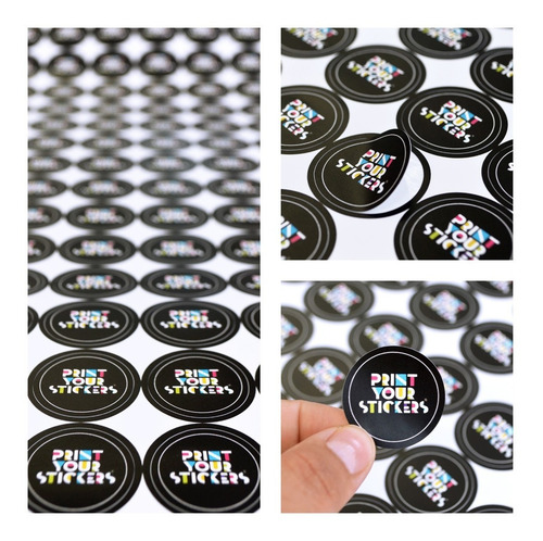 Calcomanias Personalizadas / Vinil Con Corte A Registro Color VINIL BLANCO Diseño impreso Personalizado