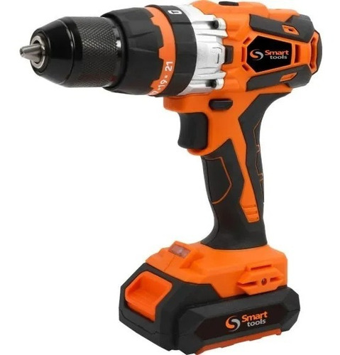 Taladro Impacto Inalámbrico Li-ion 20v 13mm, 60 Nm, Smart Color Naranja