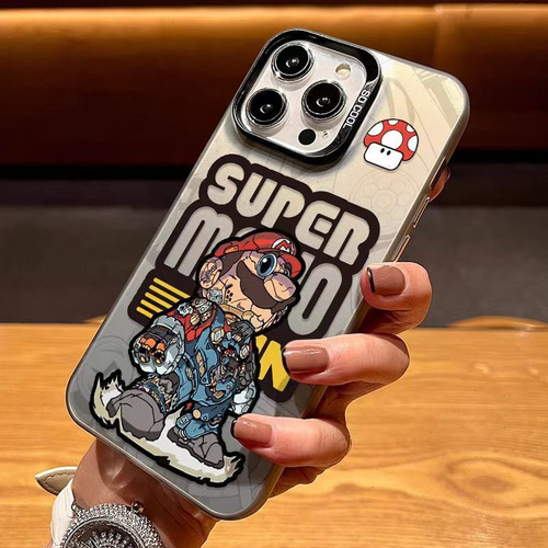 Funda De Mario Mecánico De Dibujos Animados Para Xiaomi/redmi