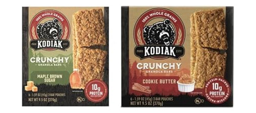 Kodiak - Barras De Granola Crujientes Con Azúcar Moreno De A