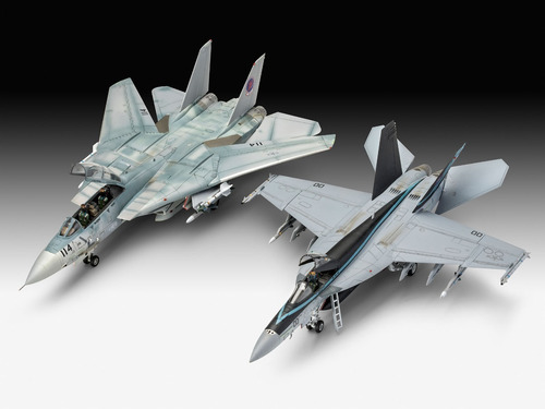 Top Gun 2 Movie Set By Revell # 5677 1/72 2 Aviones