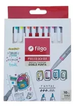 Comprar Marcadores Resaltadores Doble Punta  Filgo Multilighter X 10