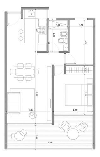 3 Ambientes Premium (en Pozo) R. De Escalada