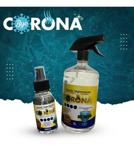 Sabonete Líquido Bye Corona Antisséptico Sem Enxague 1 Litro