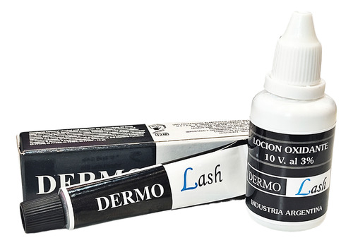 Tintura De Cejas Y Pestañas Dermo Lash 12g + Oxidante 30ml