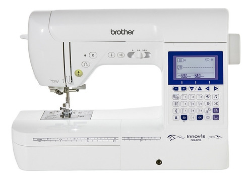 Máquina de coser recta portátil Brother NQ470L blanca 110V/220V