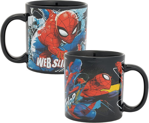 Mug Vandor Marvel Spider-man Web Slinging Time 20 Oz