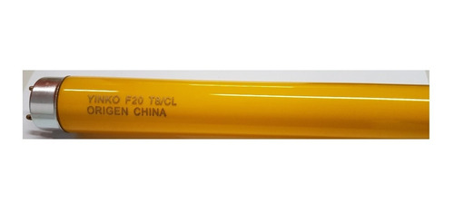 Tubo Fluorescente De Luz Color Amarillo T8 20w  E631 * Loc 