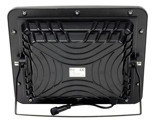 Refletor Holofote Ultra Led Solar 200w + Controle + Placa Carcaça Preto Luz Branco-frio