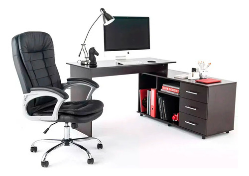 Sillón Giratorio Zurich Negro