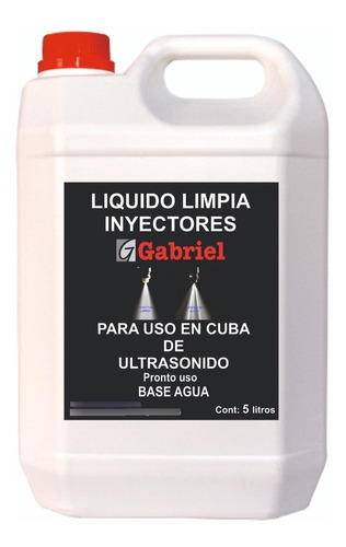 Limpia Inyectores 5 Lts Para Cuba De Ultrasonido