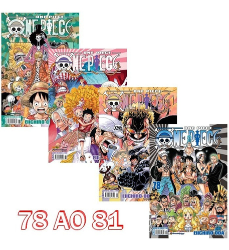 One Piece 78 Ao 81! Mangá Panini! Novo E Lacrado!