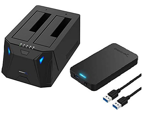 Sabrent Usb 3.0 Sata I Ii Iii Dual Bay Estacion Acoplamiento