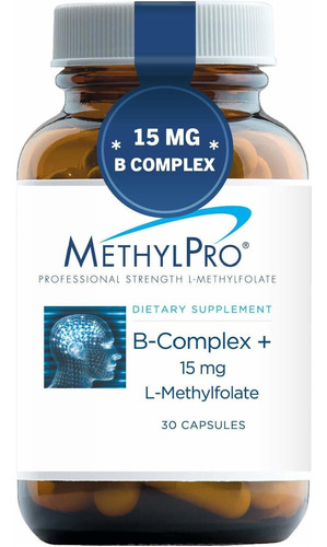 Methylpro B-complex + 15 Mg L-metilfolato (30 Cpsulas)  Vita