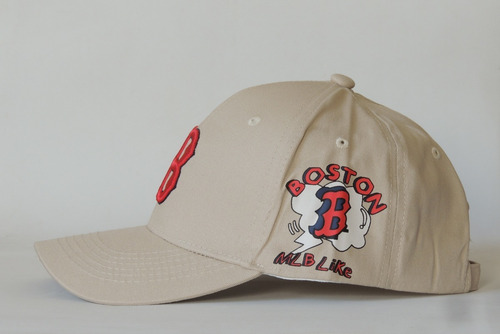 Gorra Boston B Bordada 3d Gorro Mujer Hombre Calidad Premium