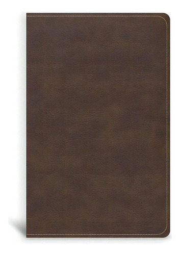 Csb Single-column Compact Bible, Brown Leathertouch, De Csb Bibles By Holman. Editorial Holman Bibles, Tapa Dura En Inglés