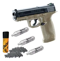 Comprar Pistola Smith & Wesson M&p40 Kaki Aire Comprimido 4.5mm Co2