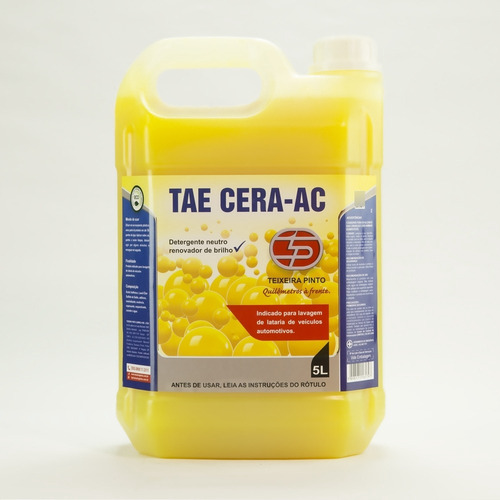 Lava Auto Com Cera Tae Cera Ac (5 Litros)