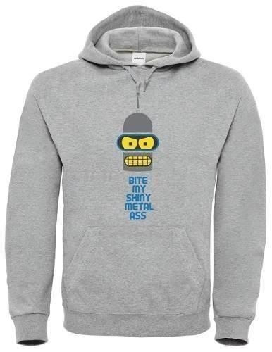 Sudadera Futurama Bender Hoodie Modelo1 Personalizada