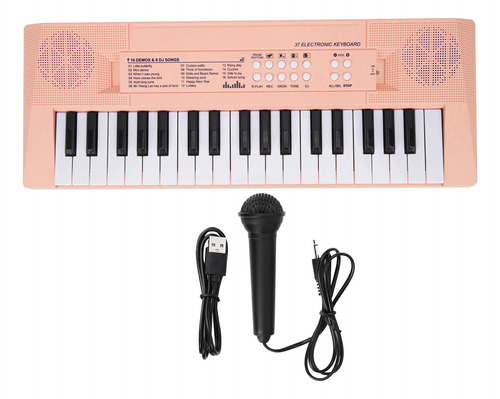 Piano Electrico, Teclado Musical Digital De Plastico, Piano