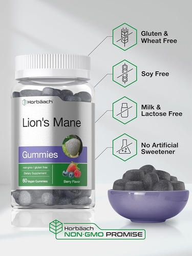 Hongo Melena De Leon Veganas Lions Mane Mushroom Extract Sin Sabor
