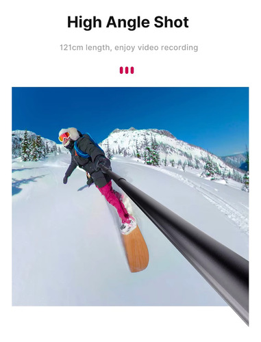 Ulanzi Mt-58 Selfie Stick Aluminio De 30 - 1.20 Cms Insta360