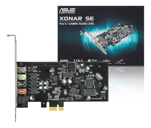 Placa De Som Para Fone De Ouvido Pci-e 5.1 116db Asus