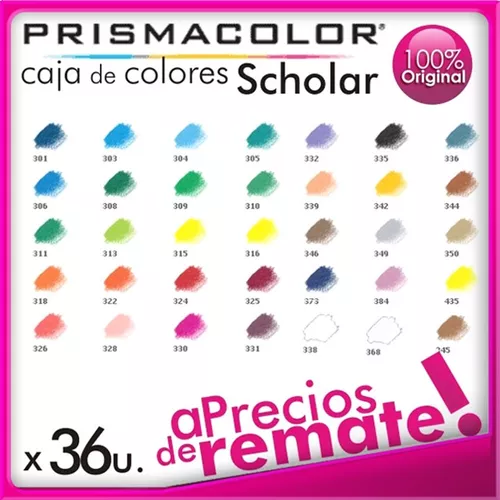 ⭐ Prismacolor Scholar por 60 Unidades Caja de Lápices de Colores