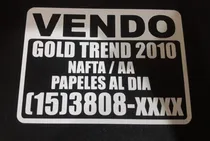 Comprar Cartel Calco Vendo Auto X3 Vinilo Sticker 20x15