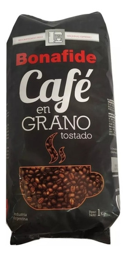 Cafe 100% Tostado Espresso X 1 Kg - Bonafide Oficial