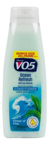 Acondicionador Alberto V05 Ocean  Refresh 443ml 